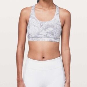 Lululemon‎ Invigorate Bra
Washed Marble Alpine White Silverscreen Size 8